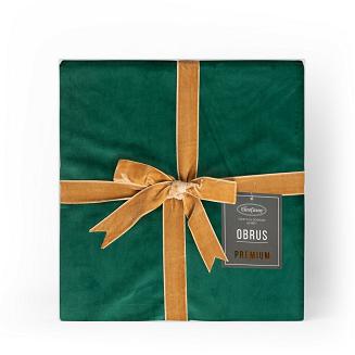 Obrus dekoracyjny VELVET 145x220 Eurofirany zielony