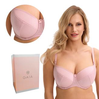 Biustonosz Full Cup Kate 281 usztywniany różowy