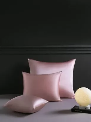 Jedwabna poszewka na poduszkę 50x70 jedwab morwowy pudrowa