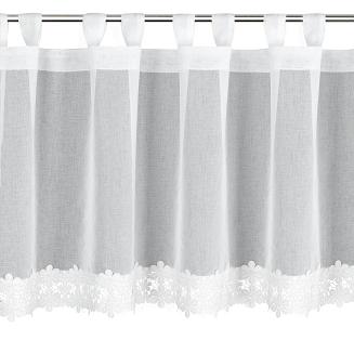 Firana gotowa na szelkach KAJA 150x70 Eurofirany biały