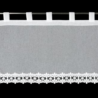 Firana gotowa na szelkach KAJA 150x70 Eurofirany biały