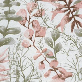 Pościel bawełniana FREESIA 160x200 Eurofirany pudrowy róż