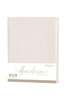 Prześcieradło flanelowe z gumką SIN 140x200 + 30 cm szare
