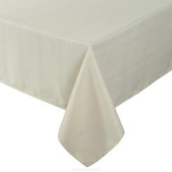 Obrus dekoracyjny serweta GLAMO 85x85 Eurofirany beżowy ze złotym połyskiem