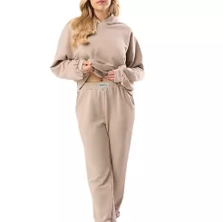 Spodnie dresowe długie z kieszeniami Babell kod 3008 taupe