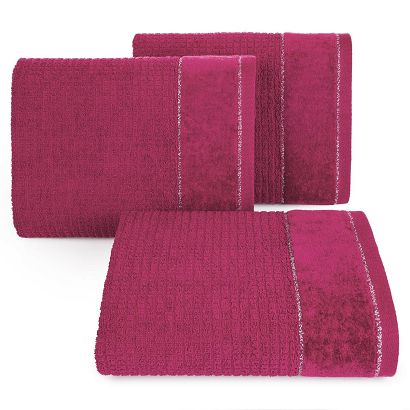 Ręcznik bawełniany GLORY2 50x90 Eurofirany amarantowy