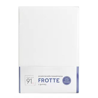Prześcieradło FROT 140x200 Design91 kremowy