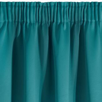 Zasłona gotowa na taśmie LOGAN 135x270 Eurofirany petrol