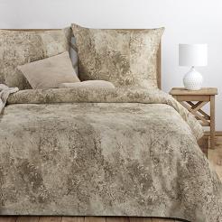 Pościel satynowa SPRING 140x200 Eurofirany jasnobrązowy