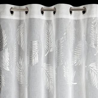 Firana gotowa na przelotkach IDALIA 140x250 Eurofirany biały