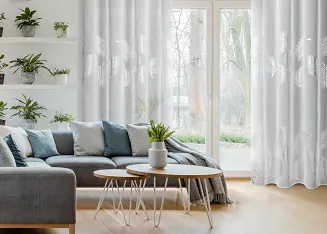 Firana gotowa na przelotkach IDALIA 140x250 Eurofirany biały