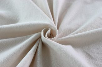 Prześcieradło flanelowe bez gumki 160x200 jasnobeżowe