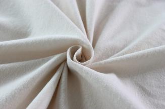 Prześcieradło flanelowe bez gumki 160x200 jasnobeżowe