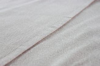 Prześcieradło flanelowe bez gumki 160x200 jasnobeżowe