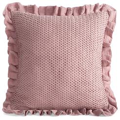 Poszewka dekoracyjna MUSLIN 45x45 Eurofirany pudrowy