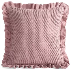 Poszewka dekoracyjna MUSLIN 45x45 Eurofirany pudrowy