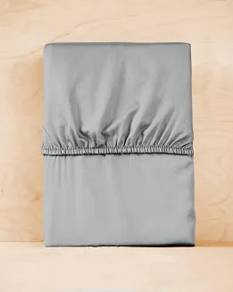 Prześcieradło Satyna Pure Jasnoszare 160X200 Zg