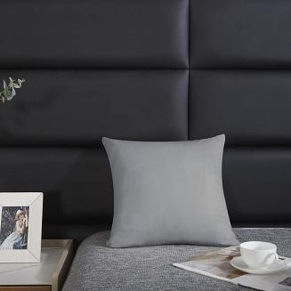 Poszewka satyna bawełniana SIN 40x40 grafitowa