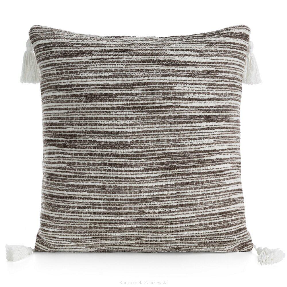 Poszewka dekoracyjna ENID 45x45 Eurofirany ciemnobeżowy