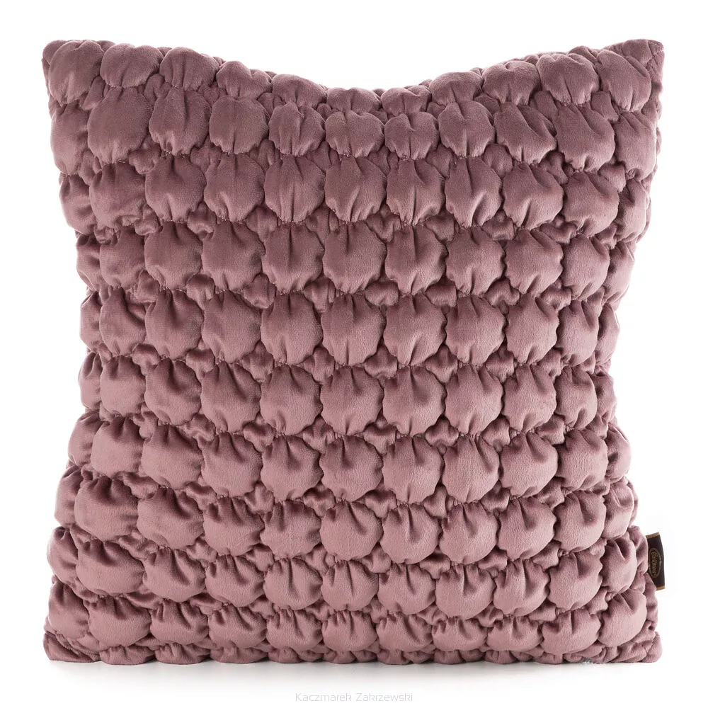 Poszewka dekoracyjna VELVET 45x45 Eurofirany pudrowy