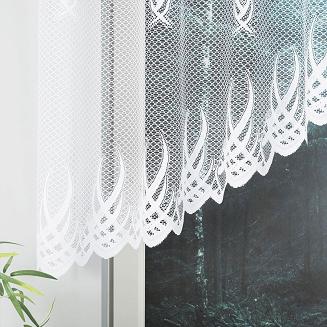 Firanka żakardowa gotowa na żabki GOSIA 250x120 biała