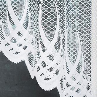 Firanka żakardowa gotowa na żabki GOSIA 250x120 biała