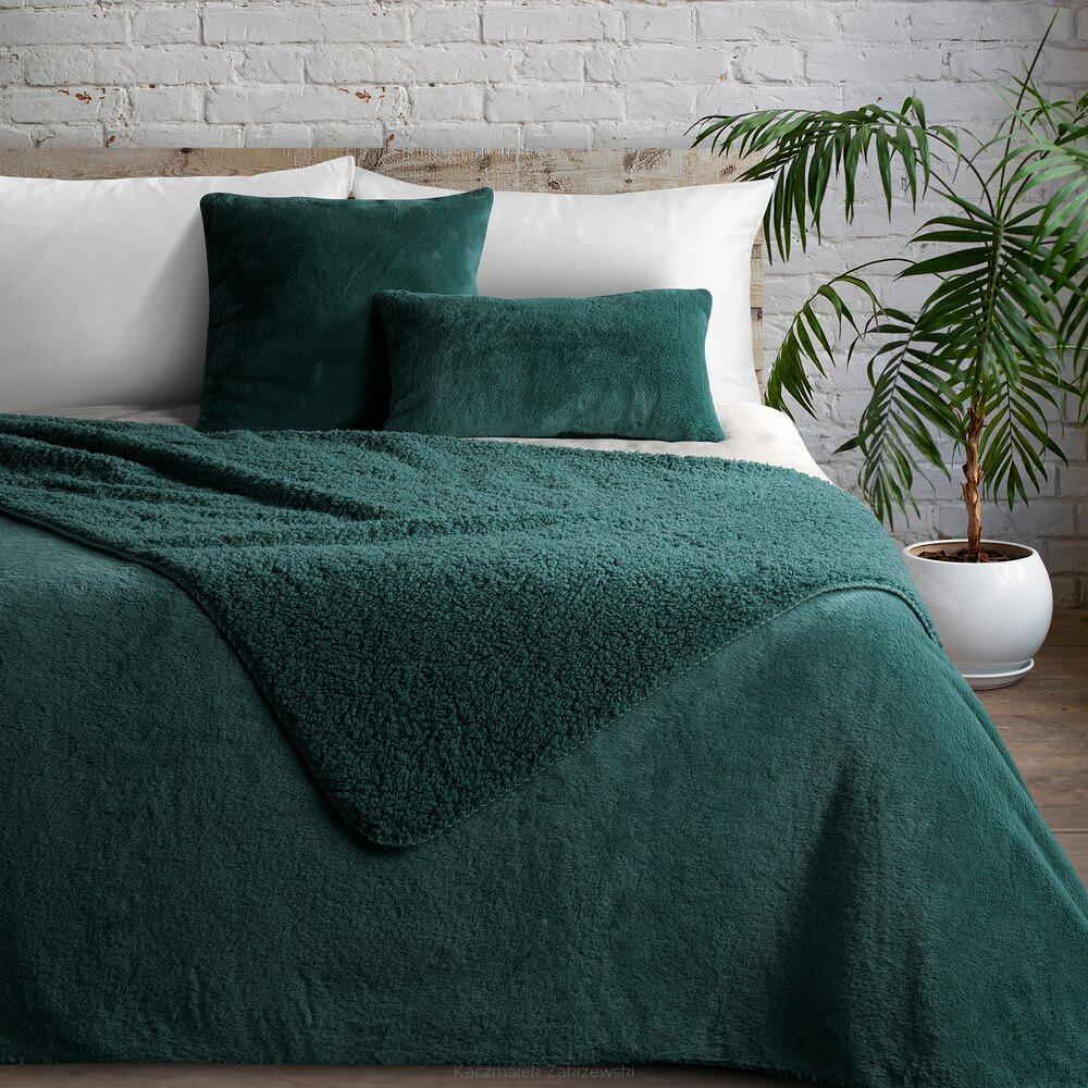 Narzuta dekoracyjna NINA 220x240 ciemnozielony