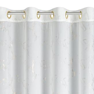 Firana gotowa na przelotkach IVA Eurofirany biały