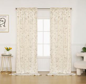 Kremowa Zasłona Welurowa Na Taśmie 140x270 Marmy