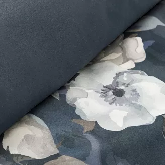 Pościel bawełniana KIRA 220x200 Design91 ciemnogranatowy