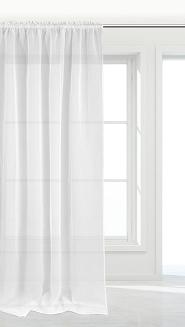 Firana gotowa na taśmie LUNA 140x270 biała