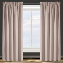 Zasłona gotowa na taśmie PARISA 140x270 Design91 pudrowy