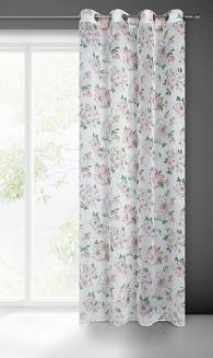 Zasłona gotowa na przelotkach EMI 140x250 Eurofirany biały