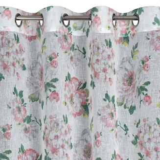 Zasłona gotowa na przelotkach EMI 140x250 Eurofirany biały