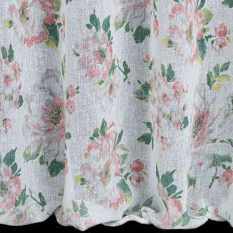 Zasłona gotowa na przelotkach EMI 140x250 Eurofirany biały