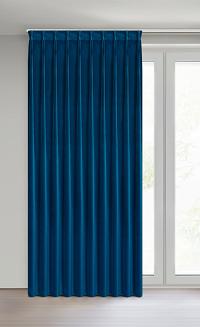 Zasłona gotowa MELANIE 210x270 Eurofirany granatowy