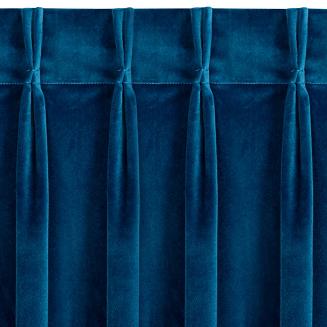 Zasłona gotowa MELANIE 210x270 Eurofirany granatowy