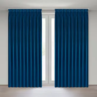 Zasłona gotowa MELANIE 210x270 Eurofirany granatowy