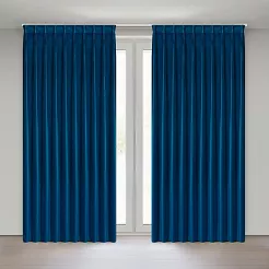 Zasłona gotowa MELANIE 210x270 Eurofirany granatowy