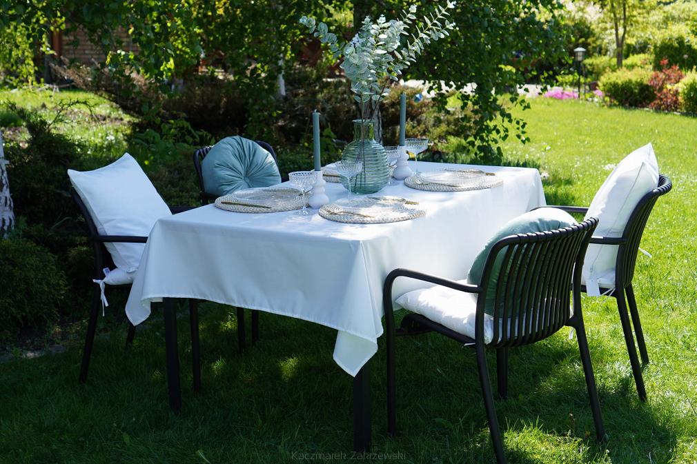 Obus plamoodporny GAIA 140x280 ogrodowy wodoodporny biały