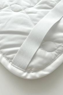 Bawełniany ochraniacz na materac 100x200 MATSAFE pikowany biały