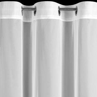 Firana gotowa na przelotkach KATRINA 350x150 Eurofirany biały