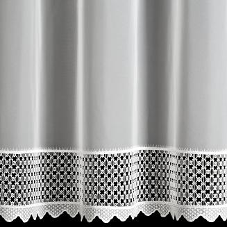 Firana gotowa na przelotkach KATRINA 350x150 Eurofirany biały