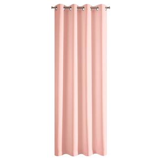 Zasłona gotowa na przelotkach ADORE 140x250 Design91 pudrowy