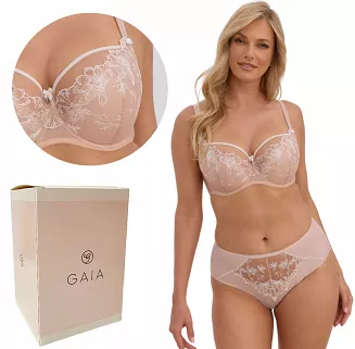 Biustonosz Semi-Soft Kailani 1344 półusztywniany mokka ecru