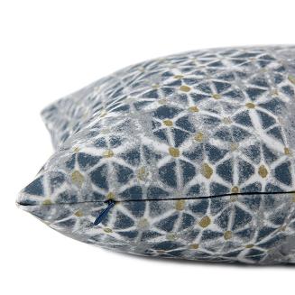 Poszewka dekoracyjna INTA-891 43x43 Darymex zamszowa niebieska