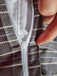 Pościel satynowa 160x200 grafitowa tenisowe prążki jodełka