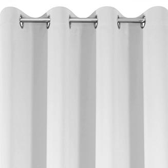 Zasłona gotowa na przelotkach PARISA 135x250 Design91 biały