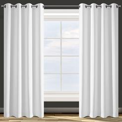 Zasłona gotowa na przelotkach PARISA 135x250 Design91 biały