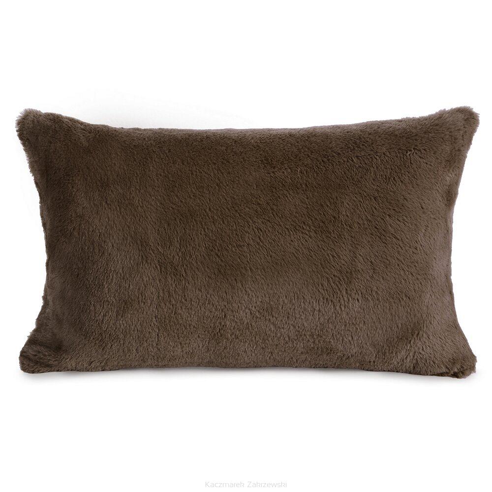 Poszewka dekoracyjna NINA 30x50 Eurofirany ciemnobrązowy